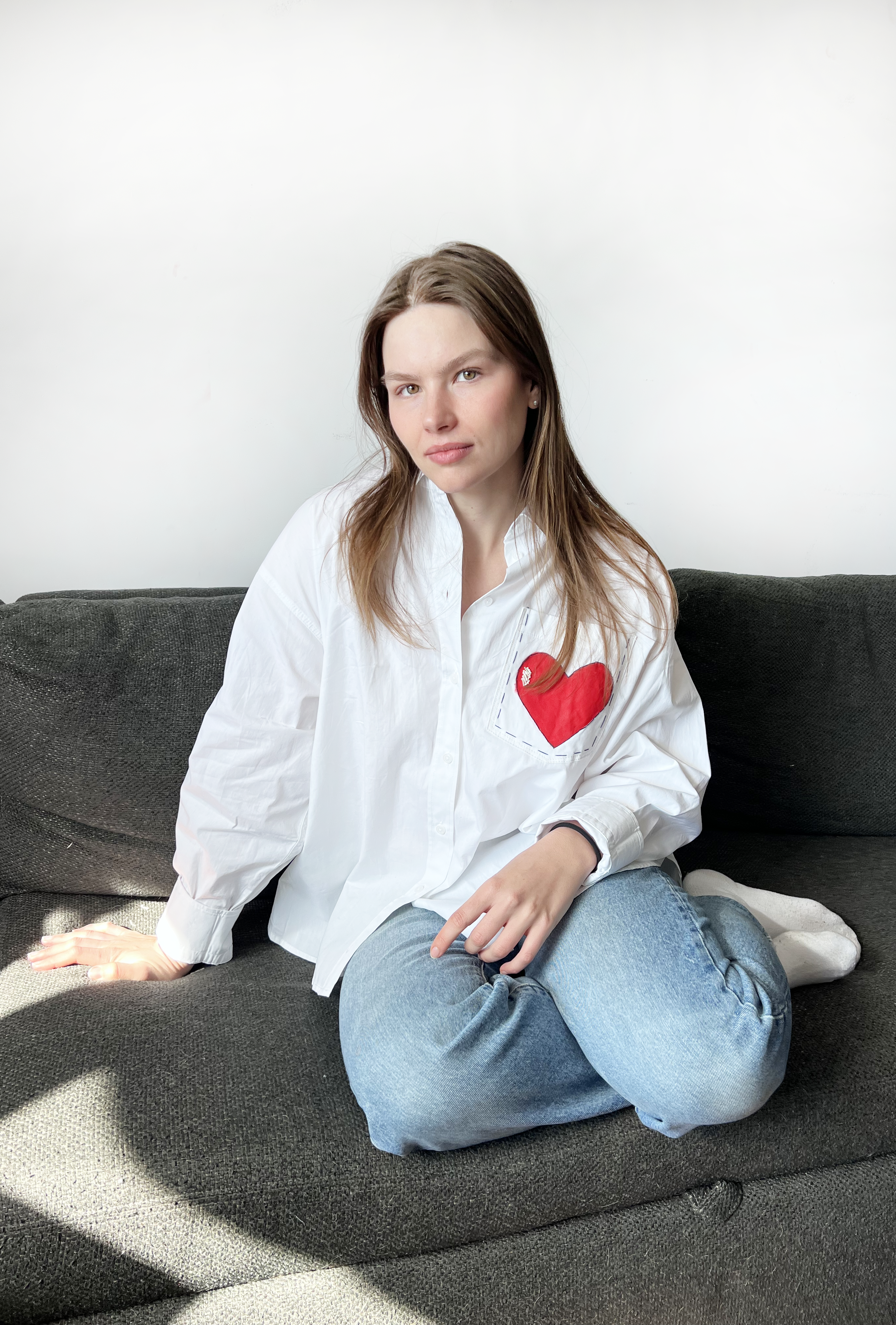 The Painted Heart Shirt - White