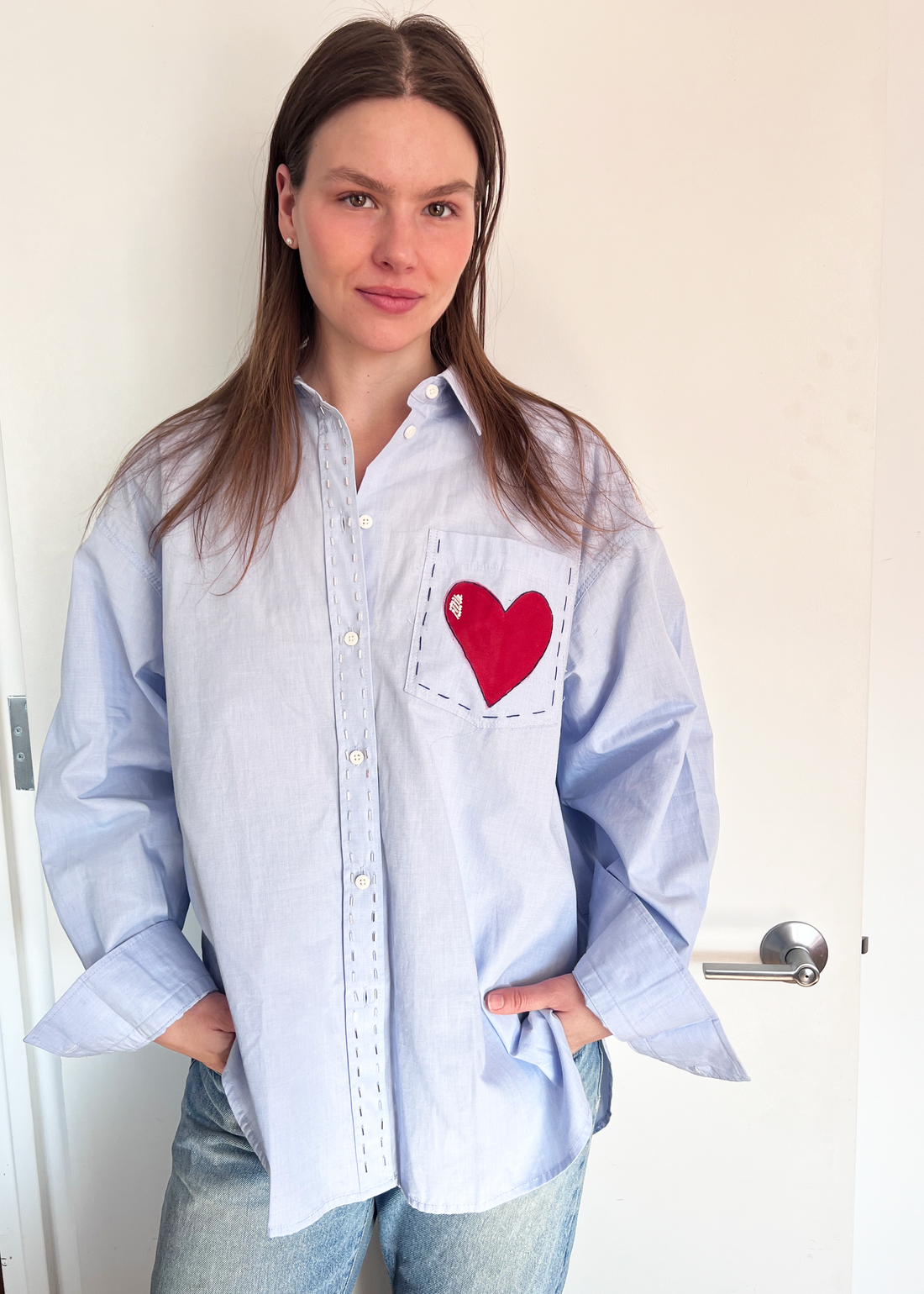 The Painted Heart Shirt - Blue