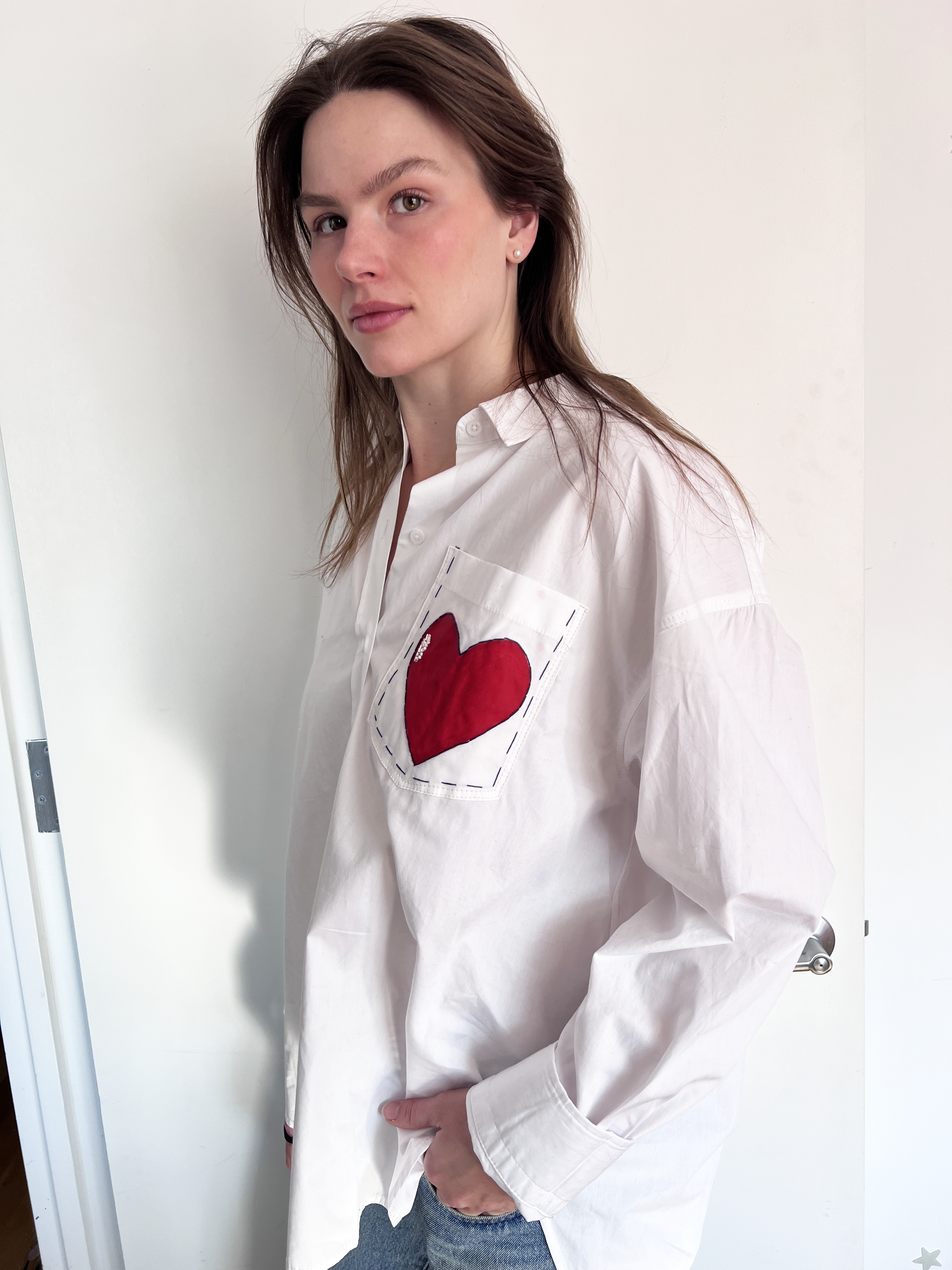 The Painted Heart Shirt - White