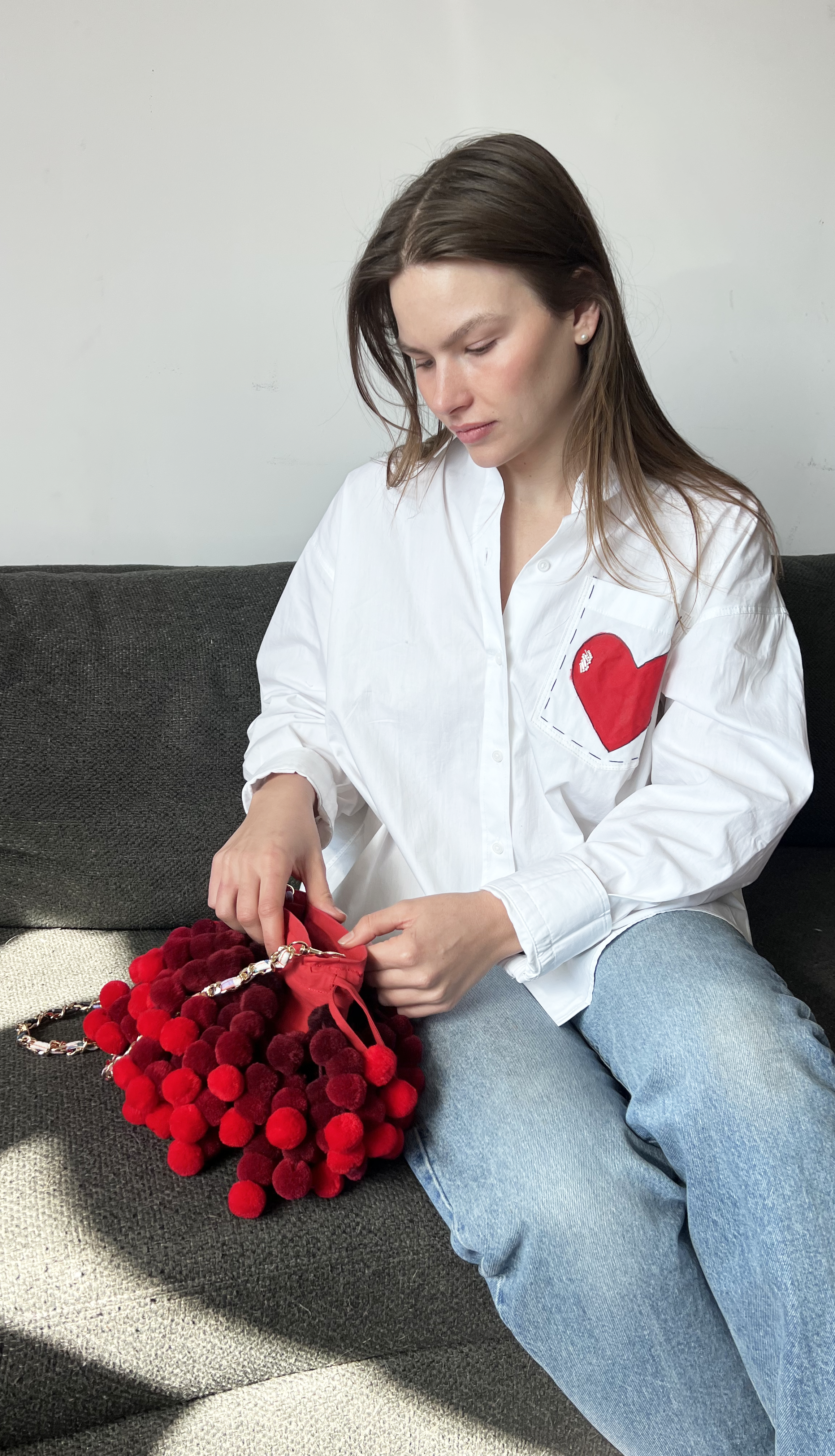 The Painted Heart Shirt - White