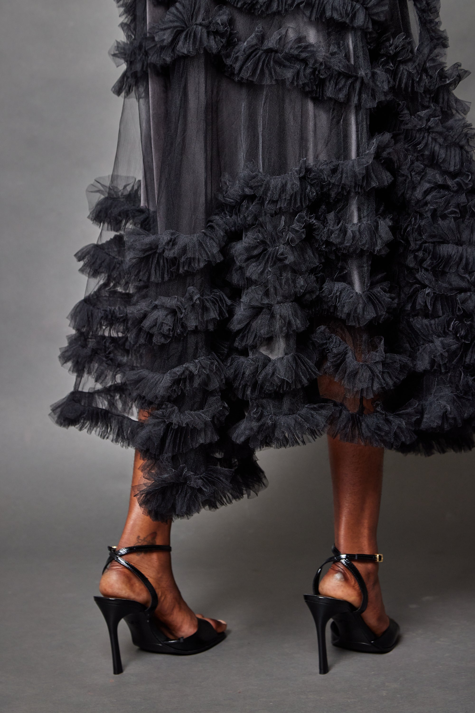 Impasto Skirt: Black