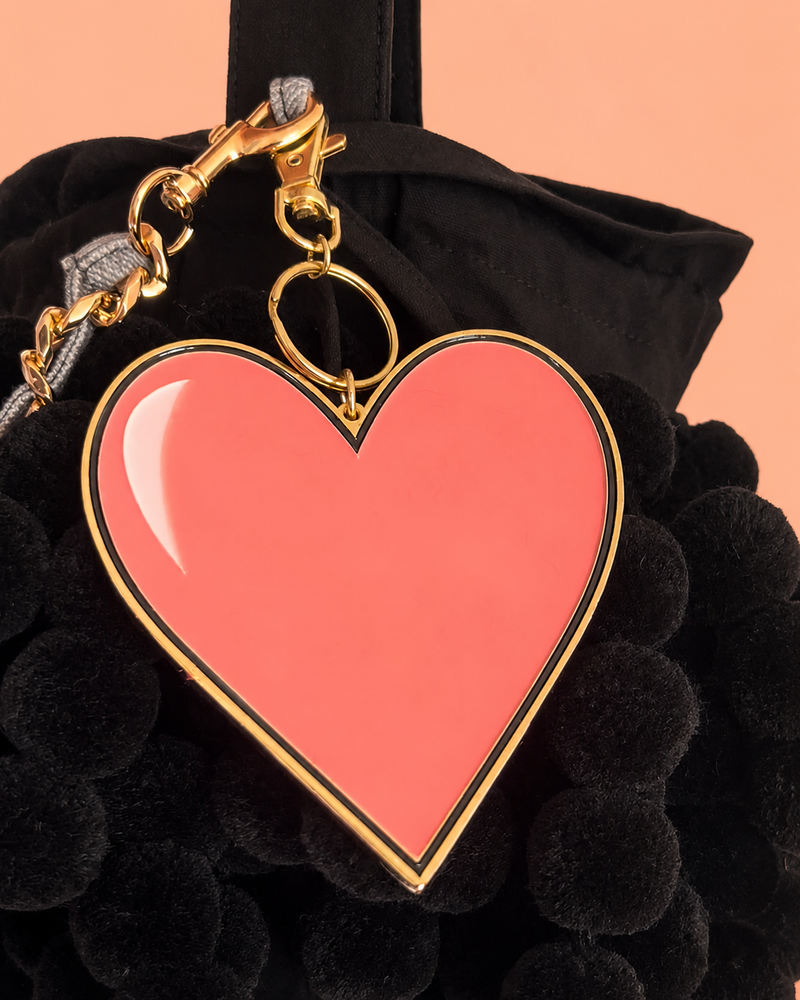 Jumbo Heart Bag Charm