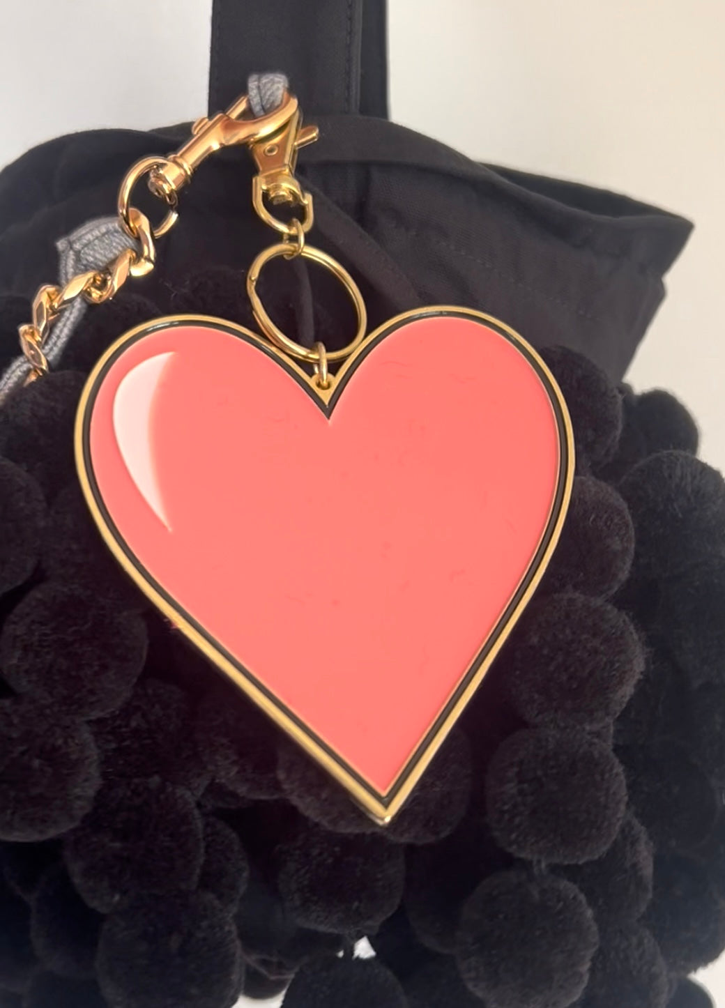 Pom-Pom Bag: Black
