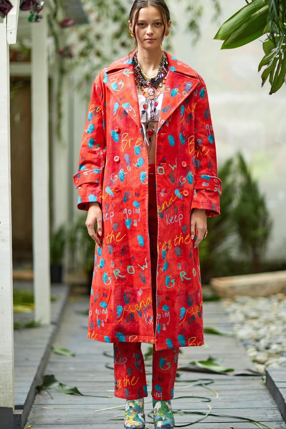 Keep Going Trench Coat