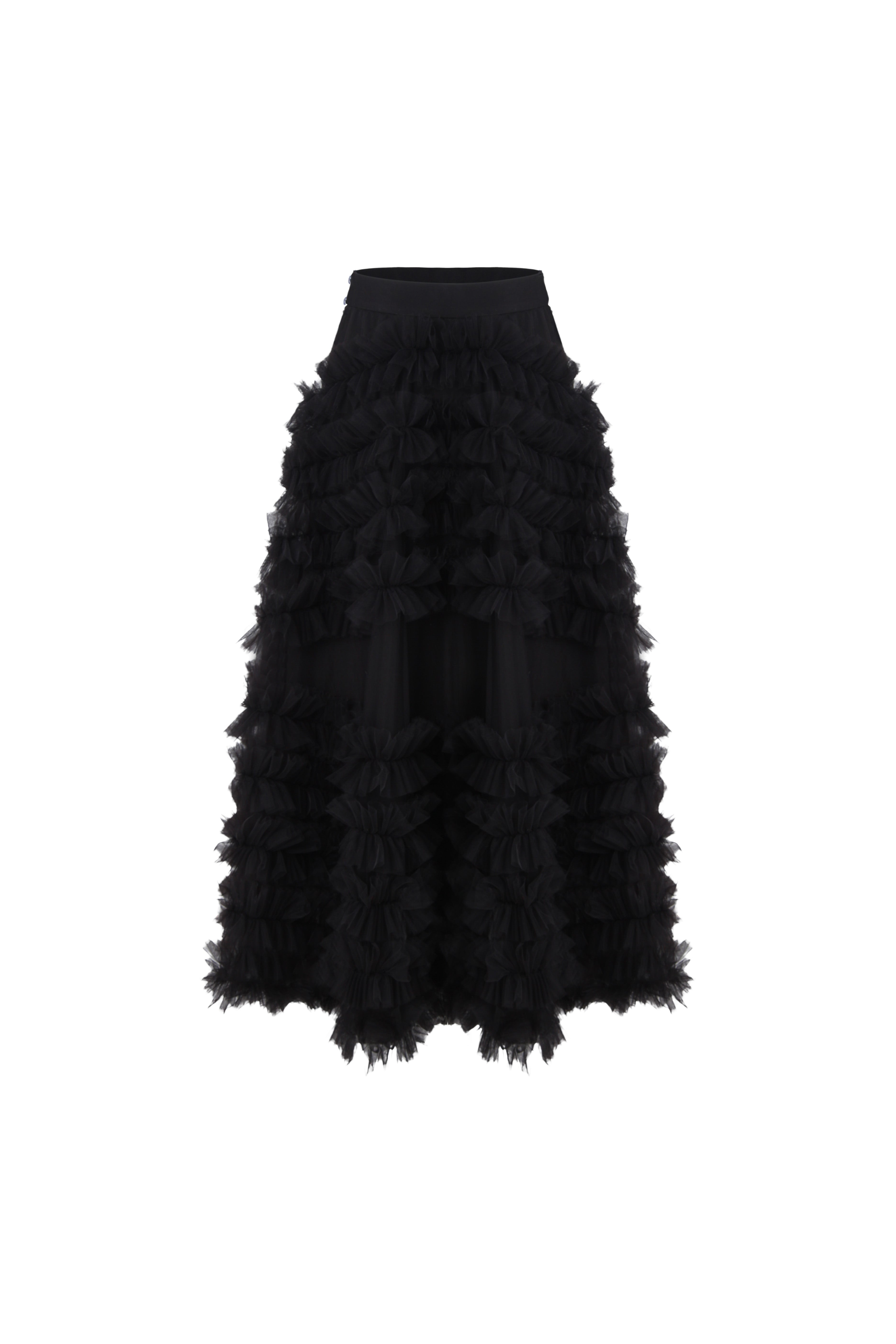 Midnight Ruffle Skirt