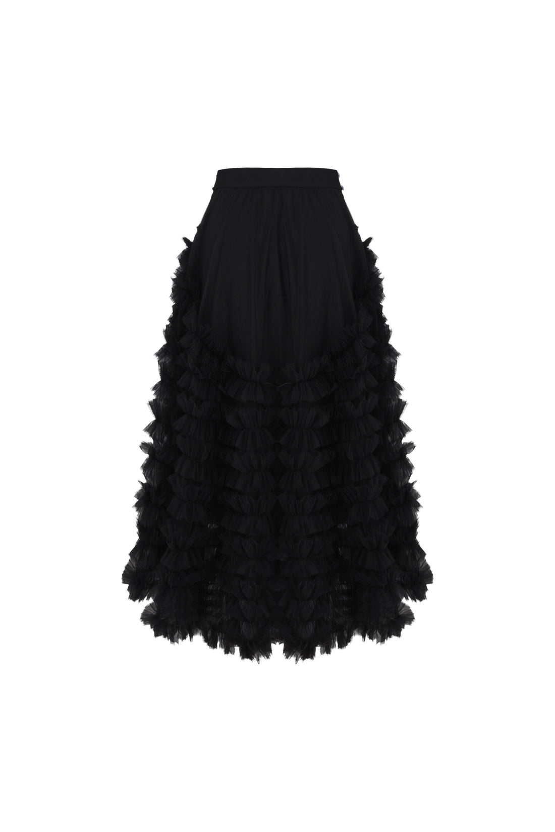 Midnight Ruffle Skirt