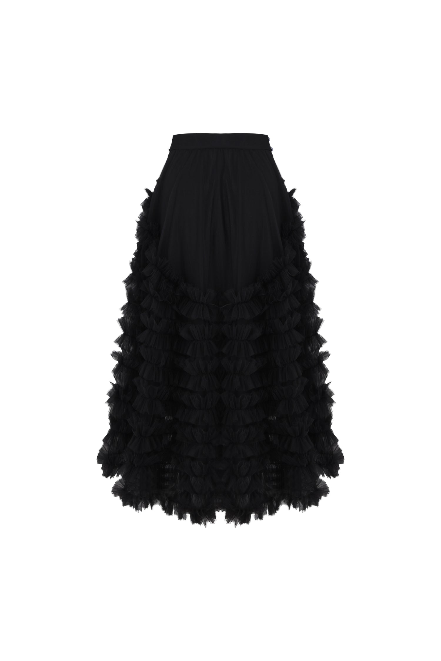 Midnight Ruffle Skirt