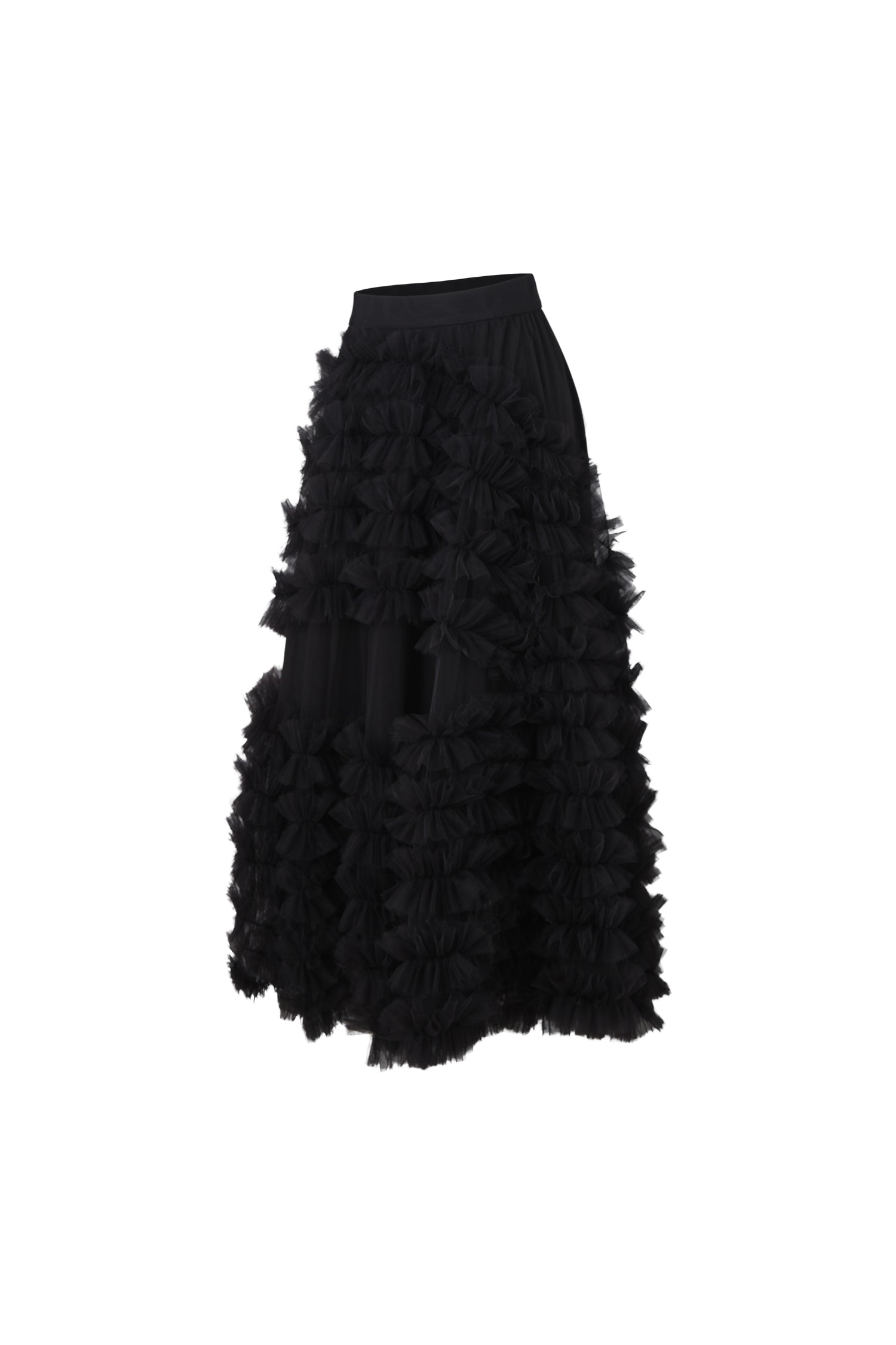 Midnight Ruffle Skirt