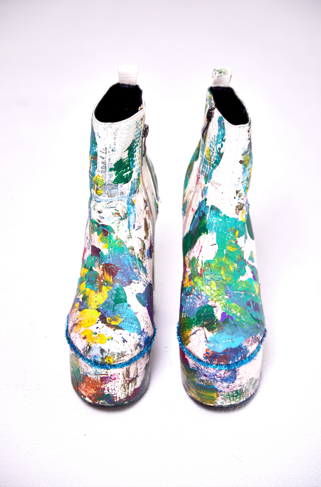 Paint Splatter Boot