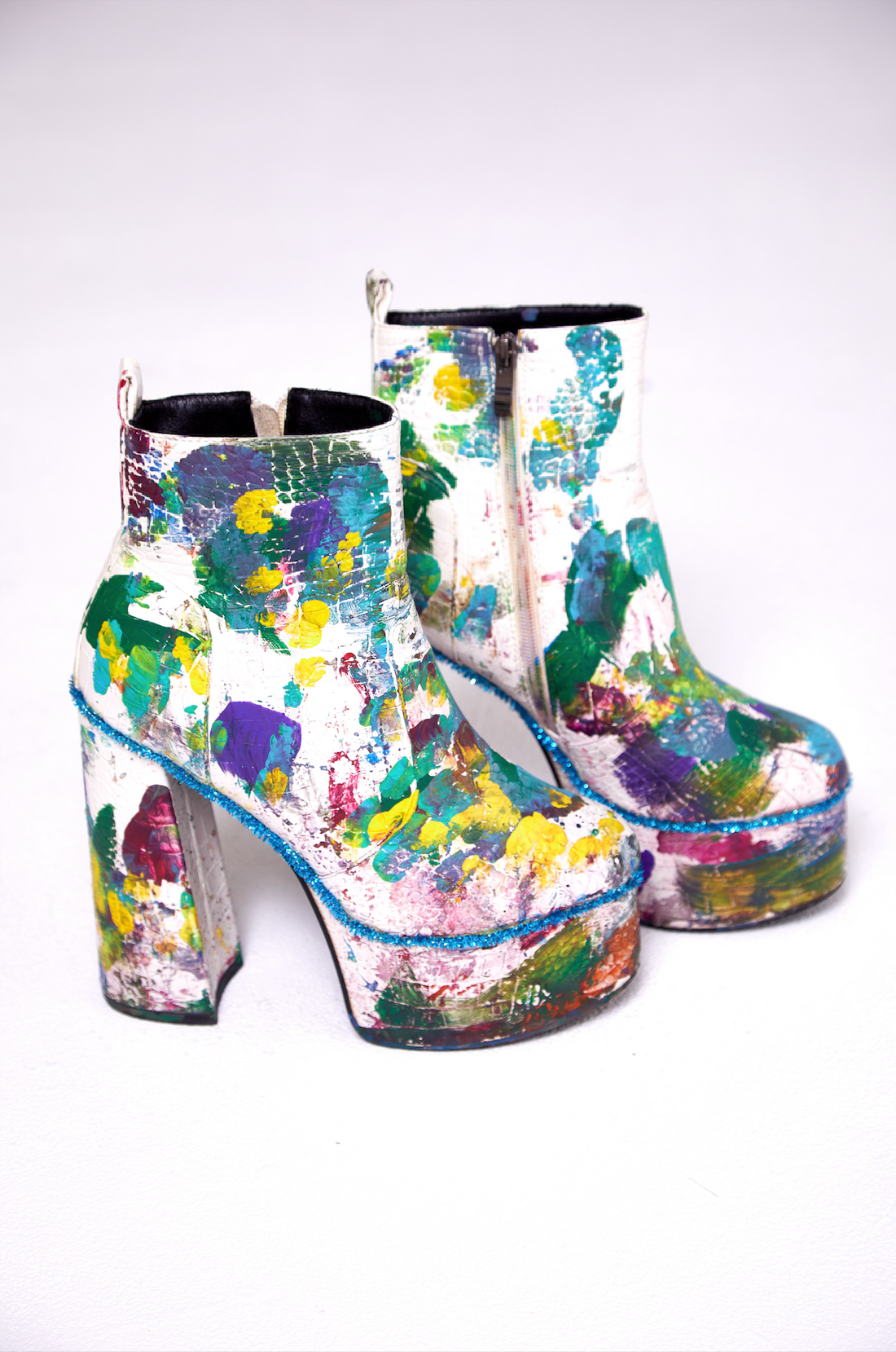 Paint Splatter Boot