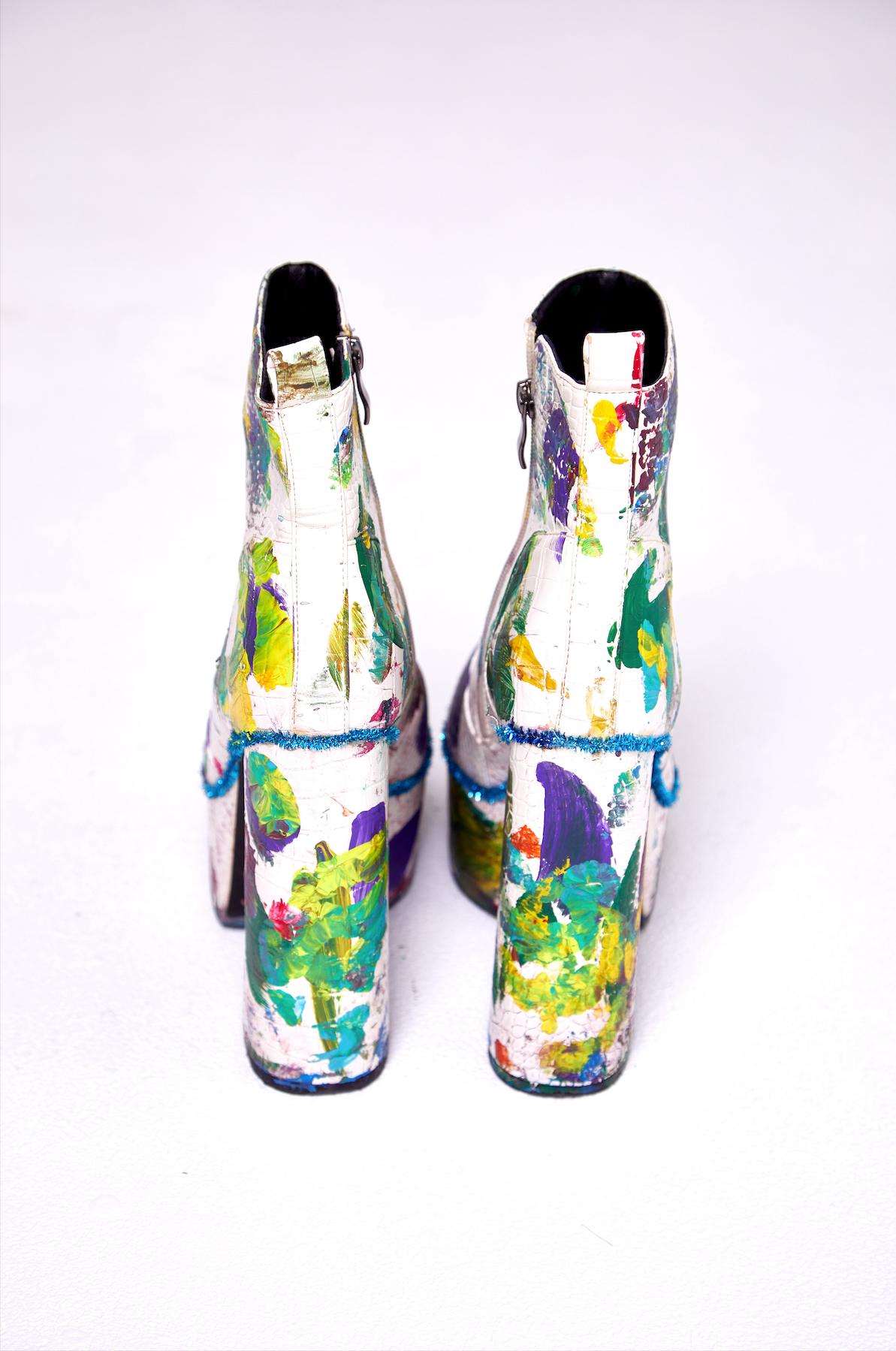 Paint Splatter Boot