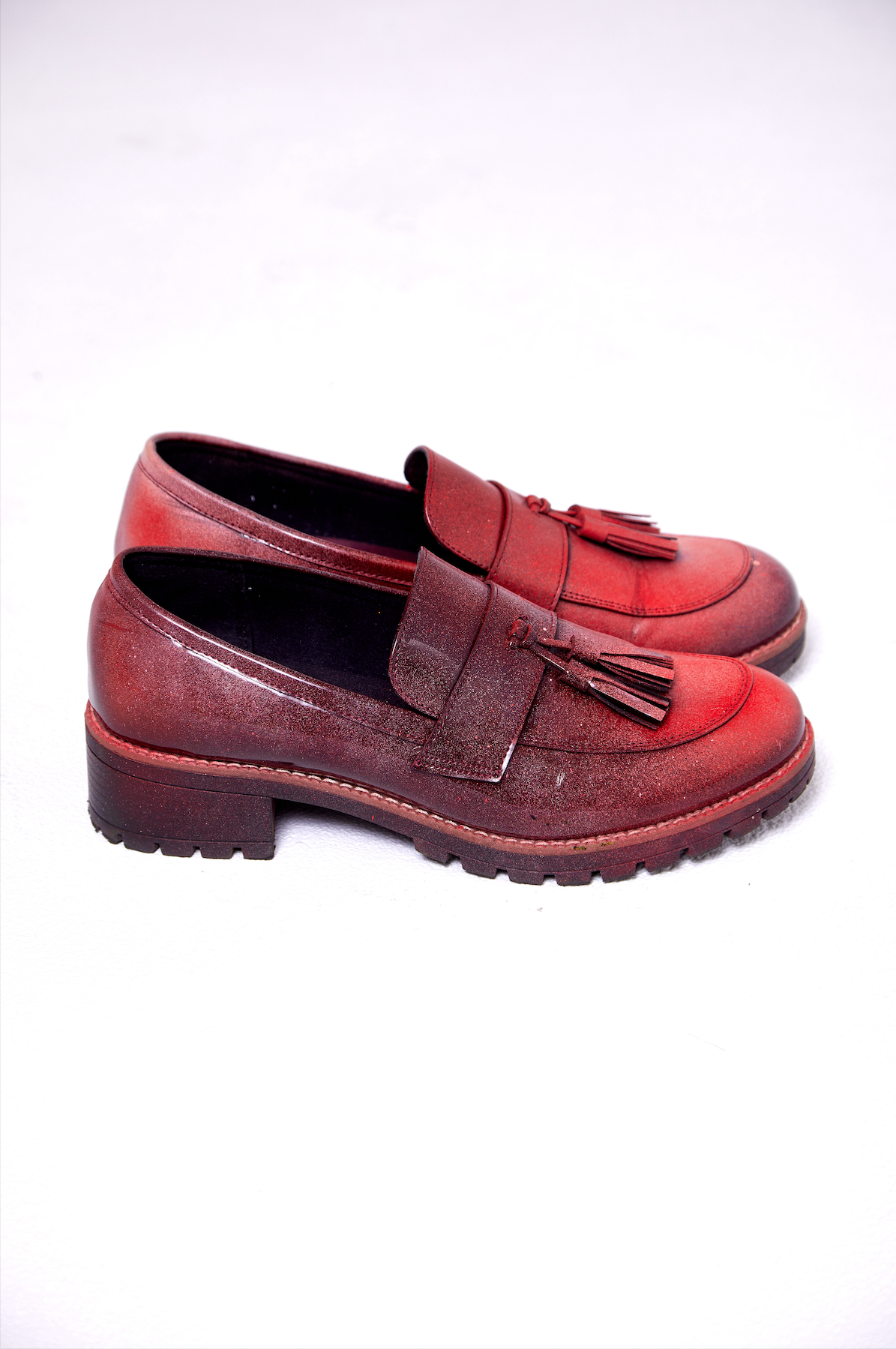 Spray Painted Loafers