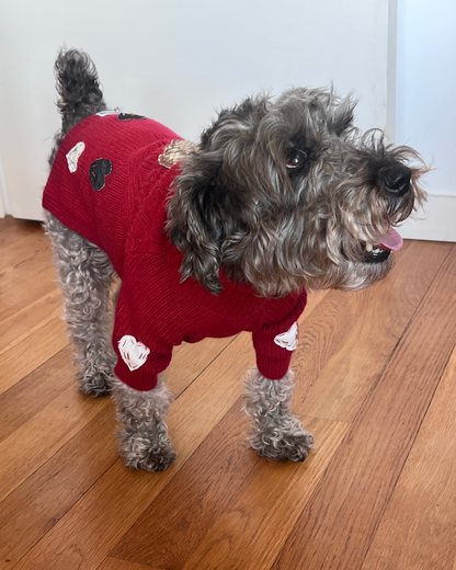 Dog Hearts Sweater