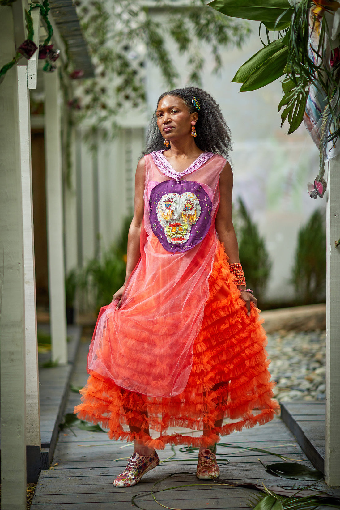 Sunset Ruffle Tulle Skirt